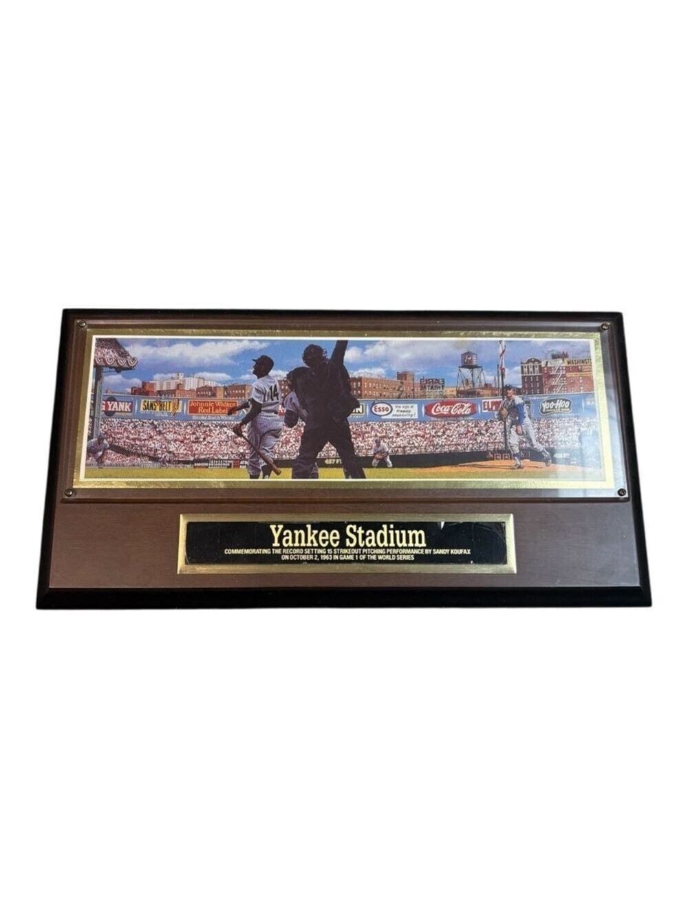 Sports Impressions Yankee Stadium Collector's Plaque One Size Brown Gold